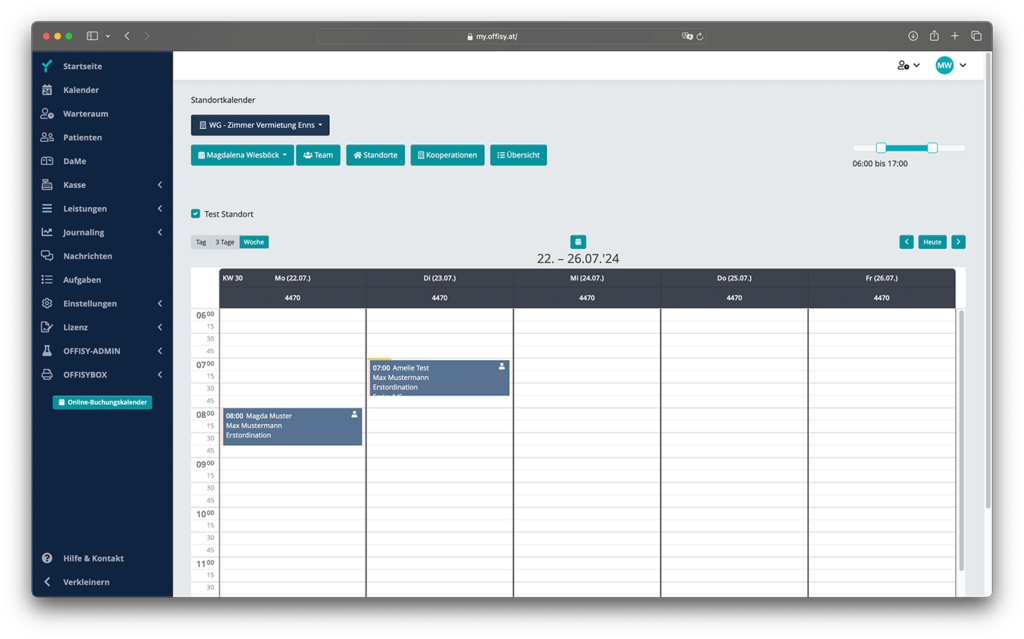 Kalender Dashboard